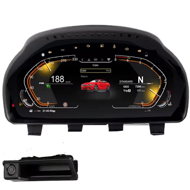 

New 12.3" LCD Speedometer Instrument Cluster for F10/F11/F12/F15/F06/F16/F18/F25/F26 with Linux OS and Plug & Play Retrofit