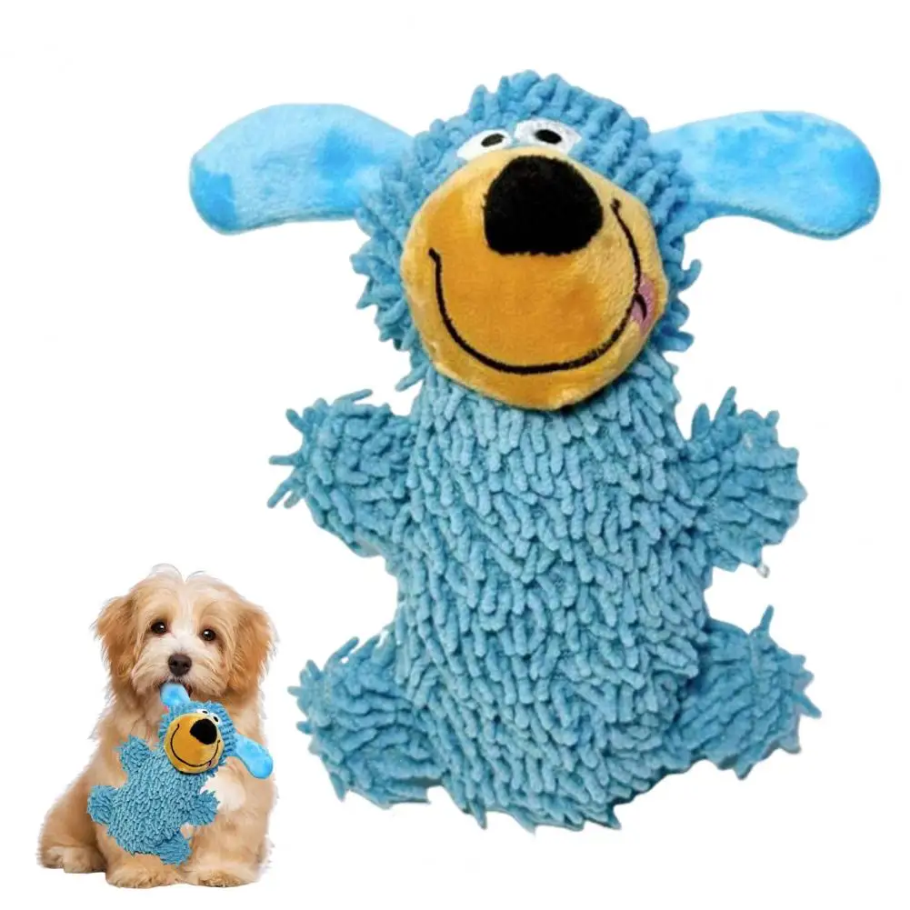 Juguete de peluche para perros, juego de juguetes para perros pequeños y medianos, fregona de peluche, juguete para masticar, diversión para la dentición del cachorro