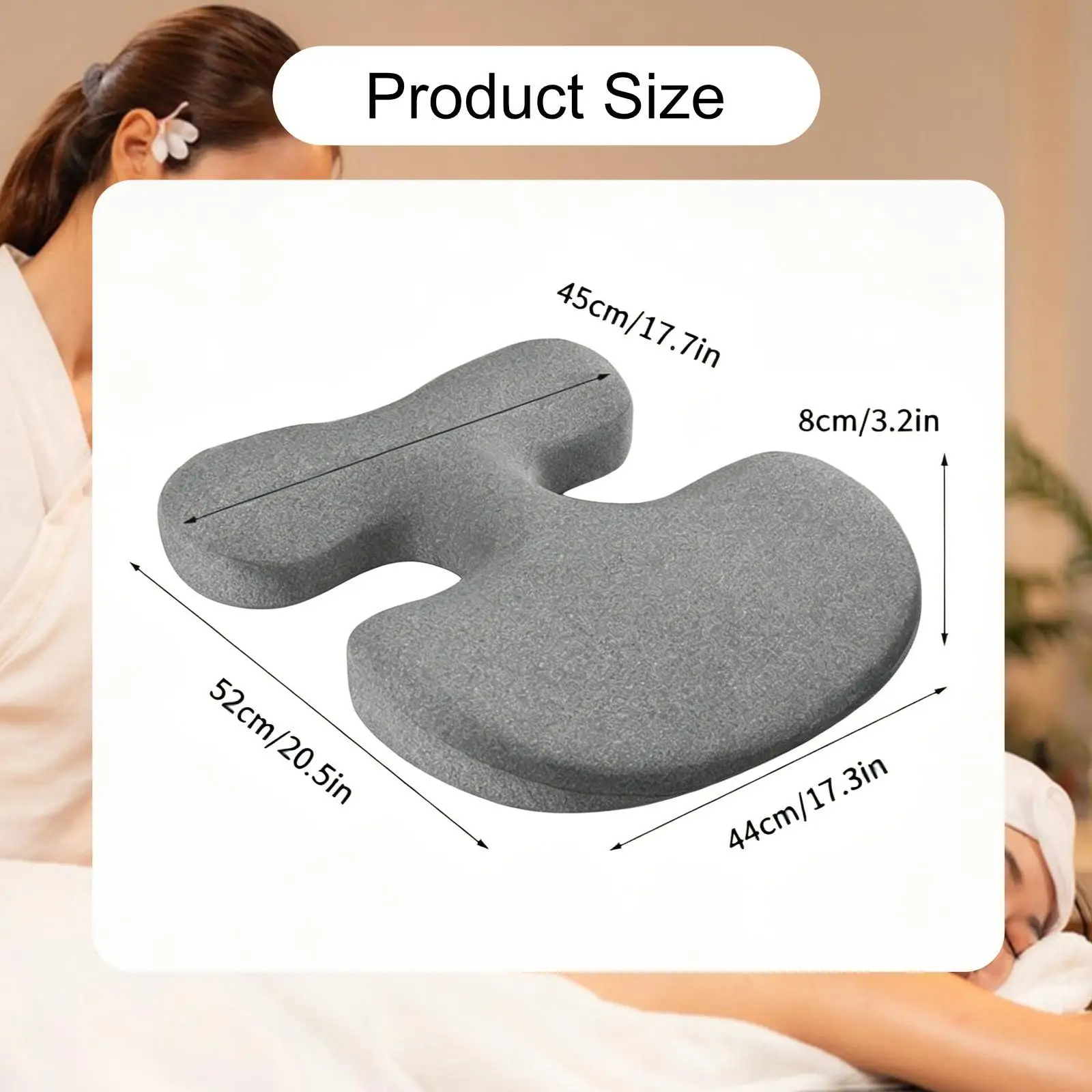Multifunctional Memory Foam Breast Support Pillow Ergonomic Massage Table Cushion for Spa and Salon