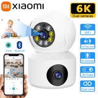 Xiaomi Dual Lens 6K IP Camera WiFi Surveillance Camera 360 Degrees With Voice Night Vision HD Robot Camera Security Protection