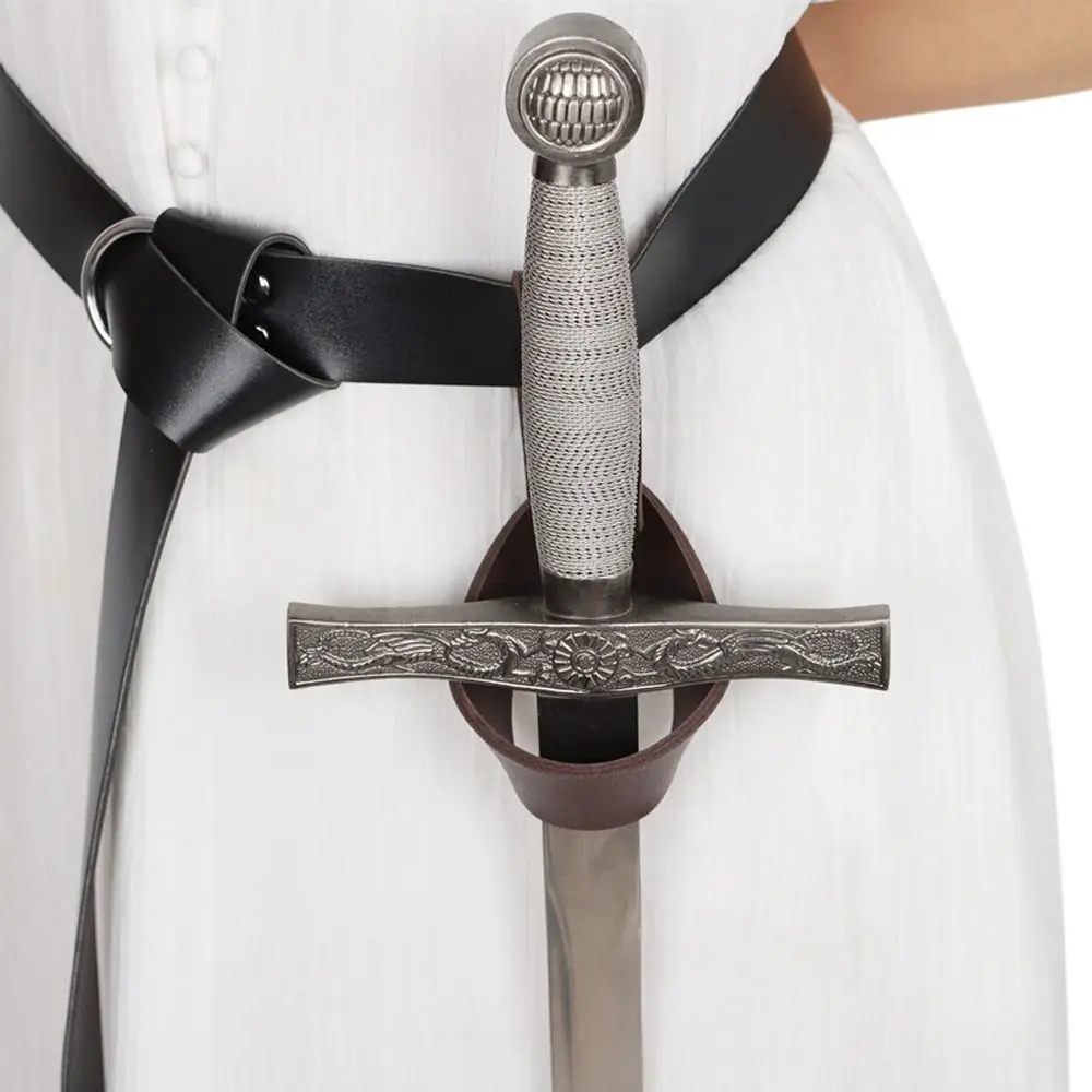 คอสเพลย์ Holster เครื่องแต่งกายกบ Rapier ยุคกลางดาบผู้ถือ Sheath Scabbard แหวนสายคล้องอาวุธเข็มขัดเอว