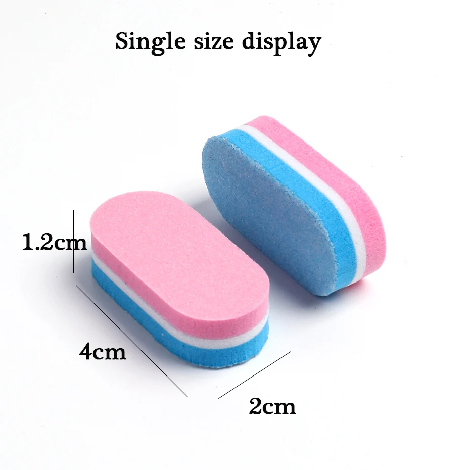 20pcs Professional Mini Nail Buffers Files Nail Art Polishing Shiner Sponges Butter Block Primer Manicure Pedicure Sanding Tools