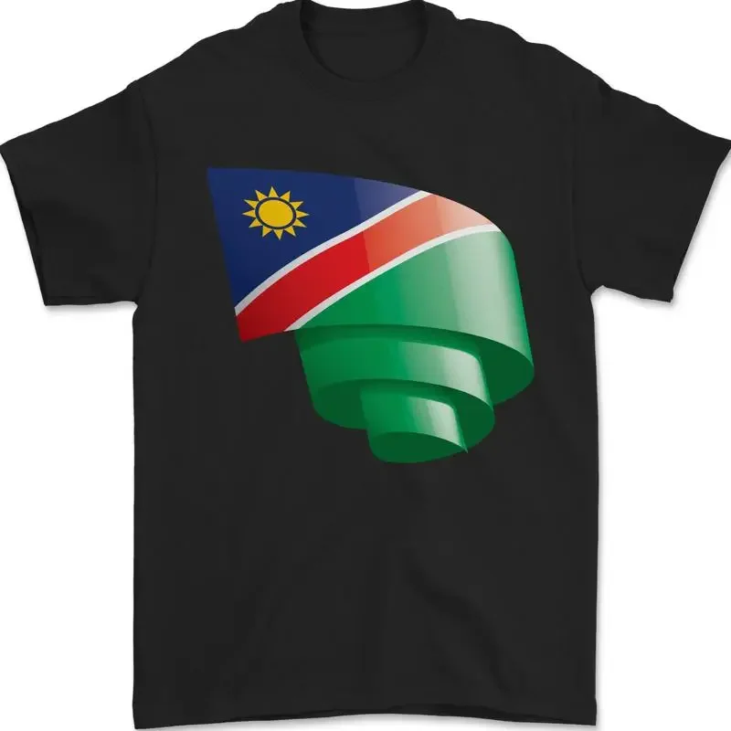 Krause Namibia Flagge Namibia Tag Fußball Herren 100% Cotton T shirt