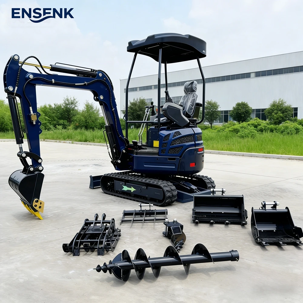 

Mini Excavator 0.8Ton 1.8Ton 3.0Ton Construction 1.2Ton Diesel Engine Kubota CE Europe Tools Diggers