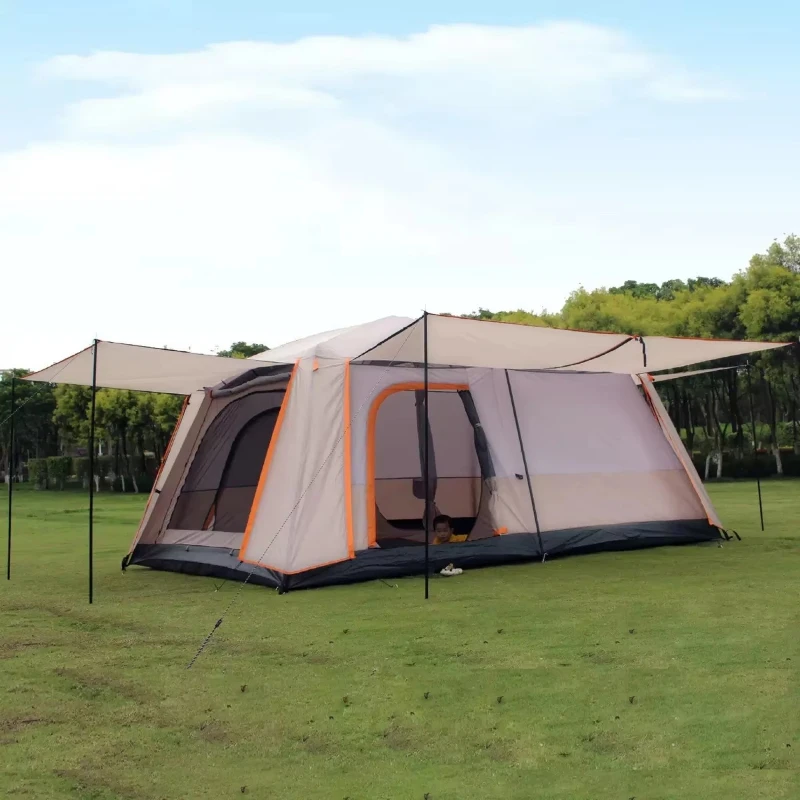 Large outdoor tents for families, suitable for themed camping trips