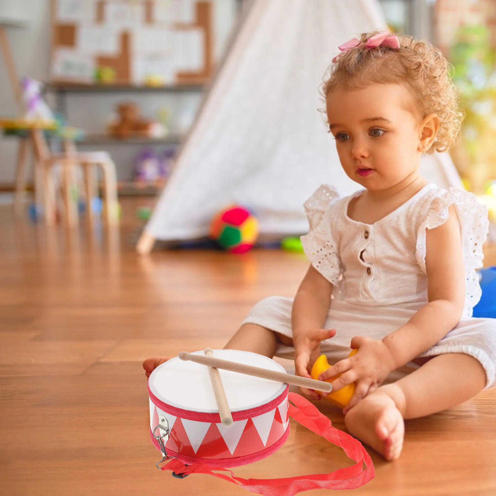 Werbel dla malucha edukacyjna zabawka muzyczna instrumenty muzyczne zabawki dla dzieci drewniane dziecko perkusja