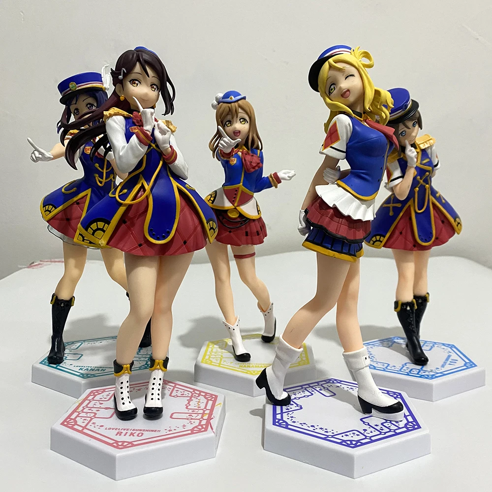 Bandai Action Figure Lovelive! Honoka Kousaka Kotori Minami Umi Sonoda Nozomi Tojo Rin Hoshizora Anime Model Ornament Speelgoed