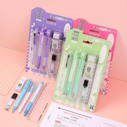 6pcs Each, Exam Stationery Set For Students, Includes 2B Pencil, Eraser, Ruler, Gel Pens,Designed for  Exams,School Supplies