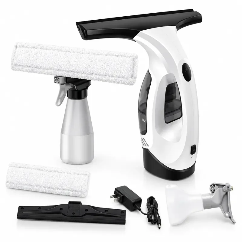 For Portable Handheld Electric Glass Cleaner Strong Water Absorption High Efficiency Window Cleaning Tool for Home and Car