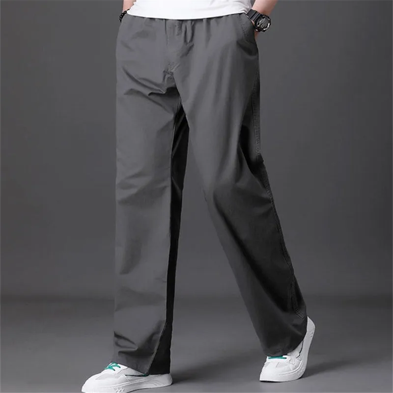 

Men Cargo Pants Pocket Loose Casual Straight Trousers Ropa Hombre Streetwear Solid Pantalon Homme Joggers Calça Masculina