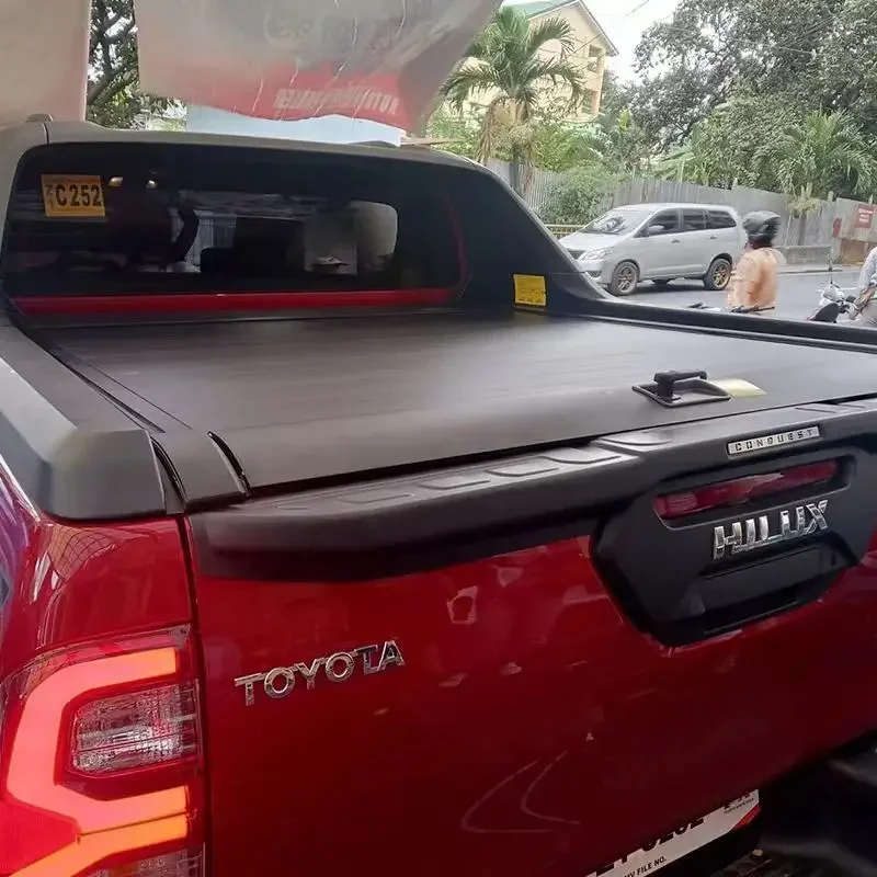 Customized high quality Cargo Compartment Retractable Roller Lid Truck Bed Manual Pickup Tonneau Cover For Ford Ranger