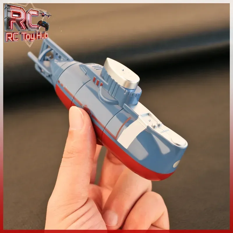 

Mini Remote Control Submarine Toy Waterproof RC Boat Simulation Nuclear Submersible Kids Fish Tank Water Play Model Boy Gift