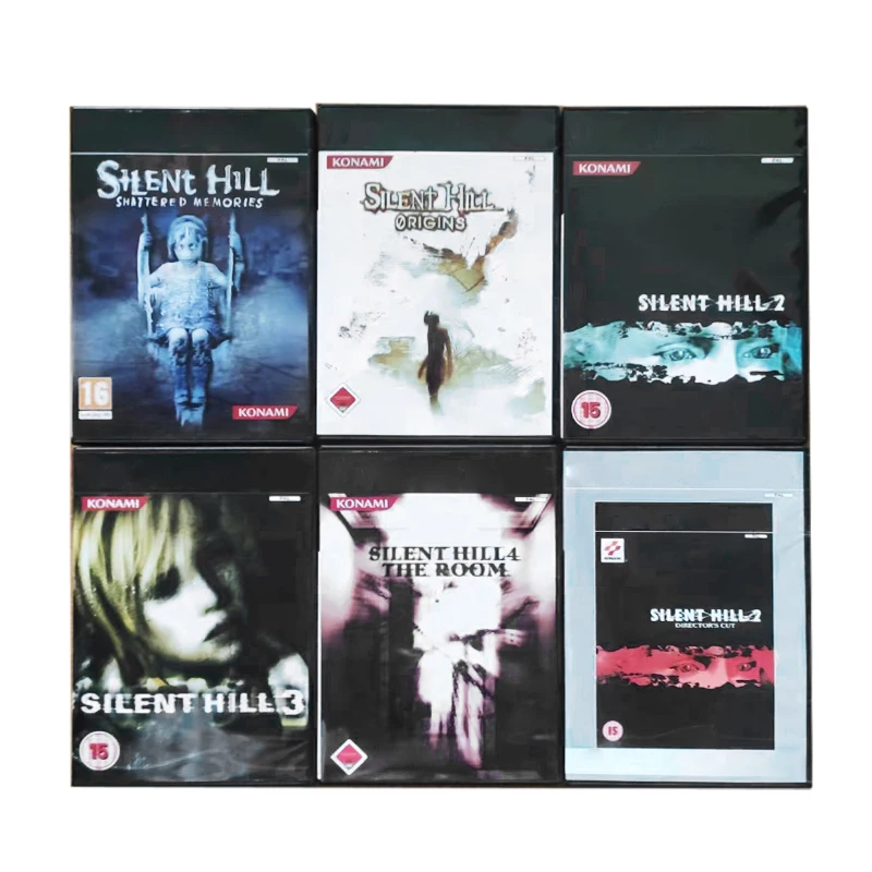 

Copy PS2 silent hill Series With Manual Game Disc Unlock Console Station1 Retro Optical Driver Direct Reading Video Game Parts