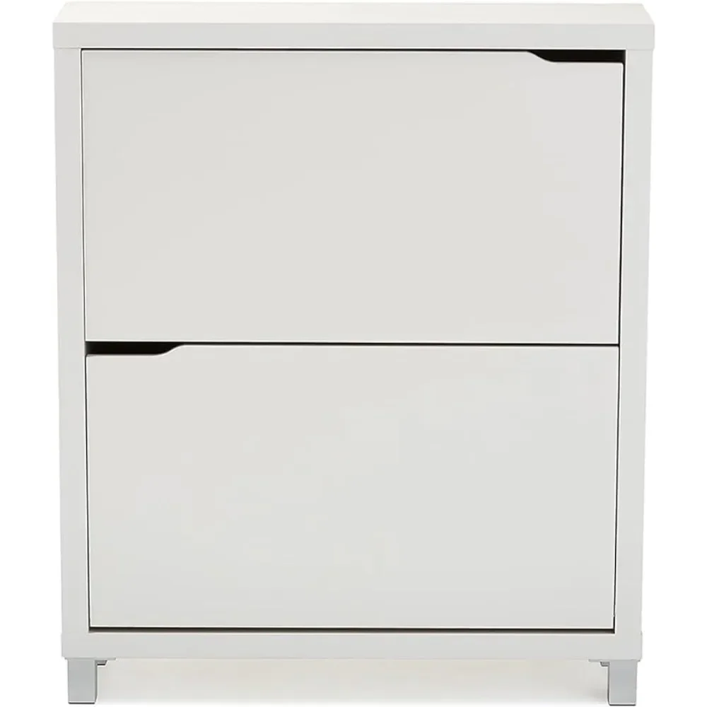 

Simms Shoe Storage Cabinet Shoe Rack Space Saving White (88-4341-HiT) Rack for Shoes Organizers Entrance Hall Furniture Shoerack