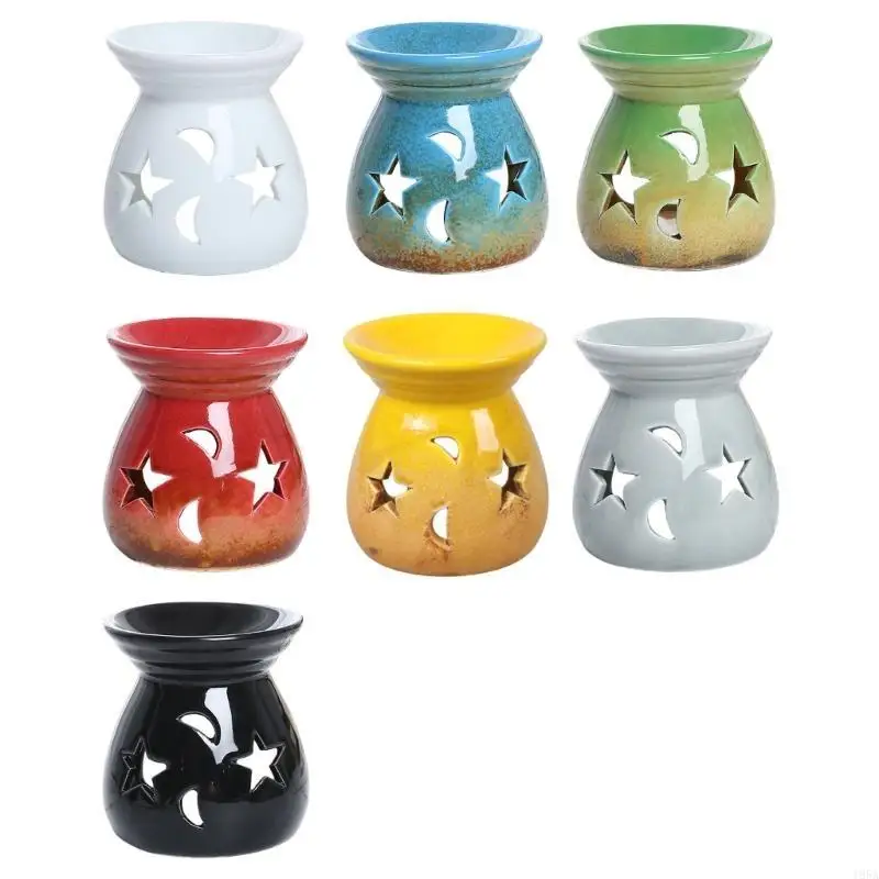 Exquisites Moon And Star Ceramic Incenses Burners For Tranquility Atmospheres 