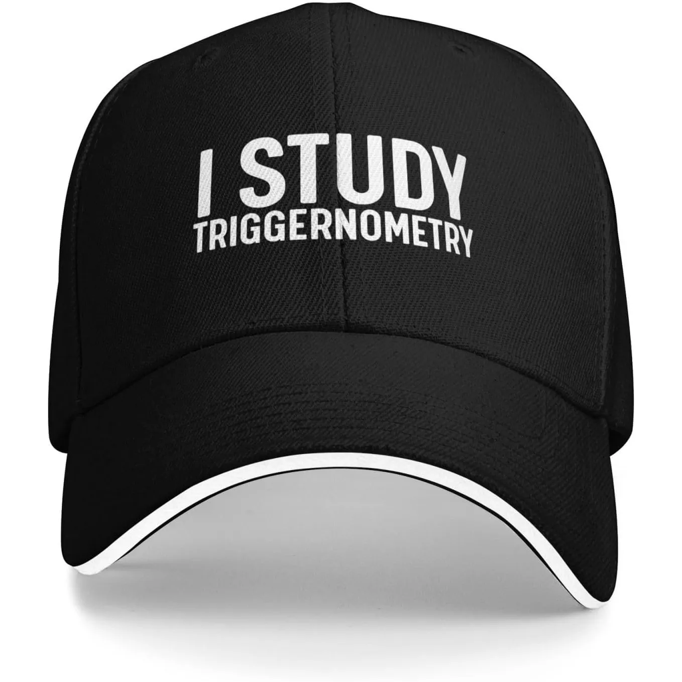 I Study Triggernometry Baseball Cap Funny Sarcastic Adult Adjustable Casual Polyester Hat