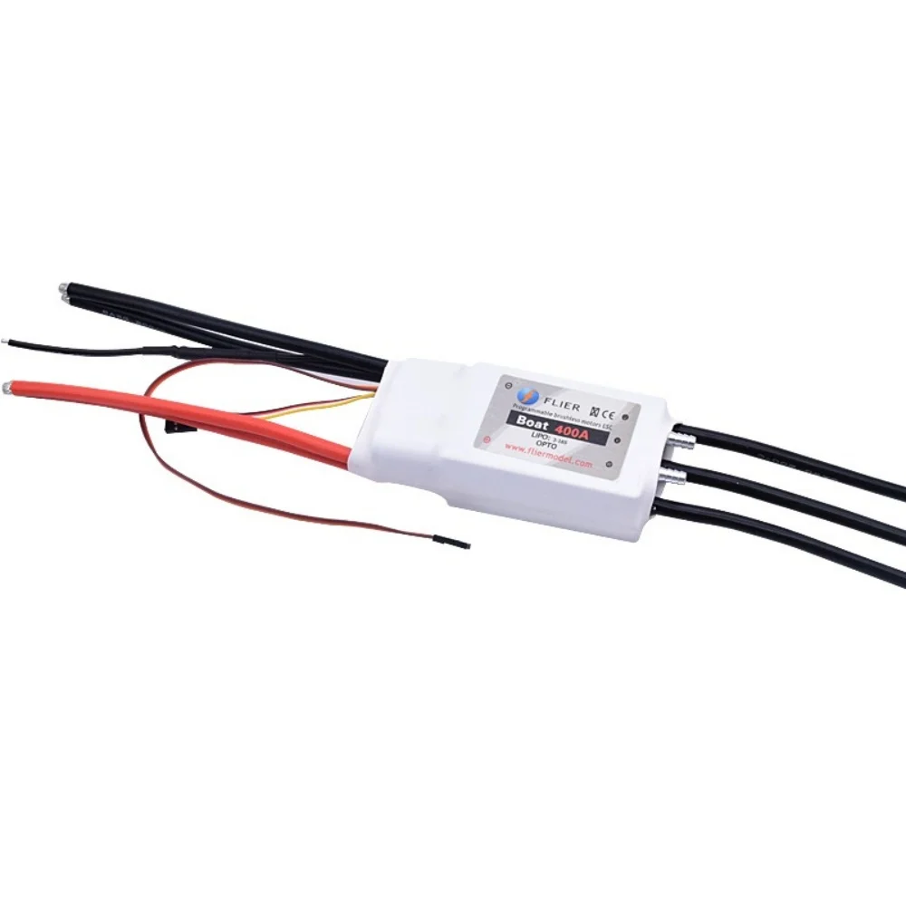 

RC FATJAY FLIER 400A ESC 3-16S 8-70V Bidirectional Water Cooling Brushless Electronic Speed Controller for RC Boat Unmanned Boat