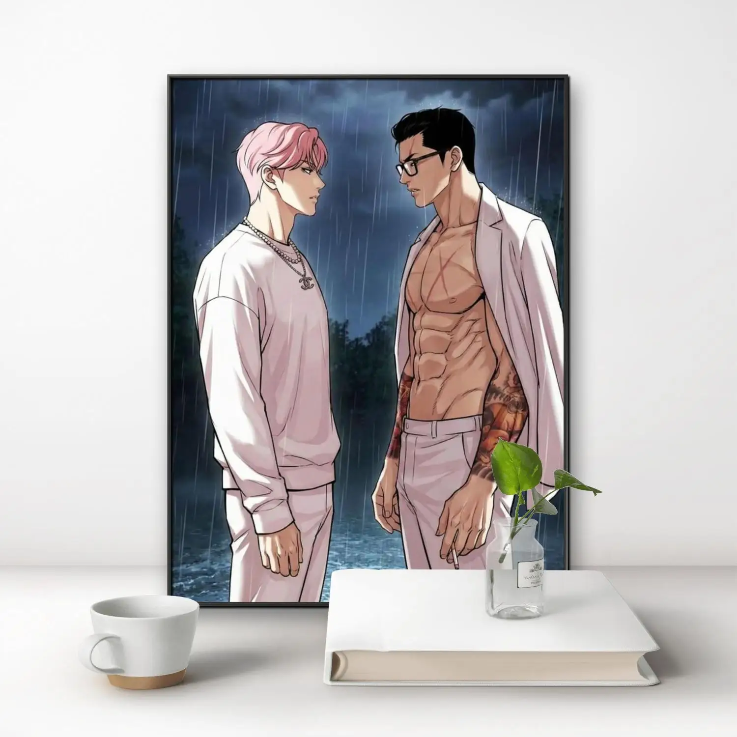 L-Lookism DIY Diamond Embroidery Gun Park James Lee Kpop Mural 5D Diamond Painting Kit Hand Mosaic Home Room Wall Decor