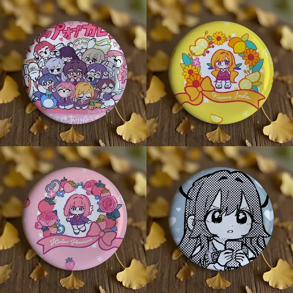 The 100 Girlfriends Who REALLY Love You Enamel Pins Handmade Round Brooch L Killer Yagami Light Cosplay Badge Backpacks