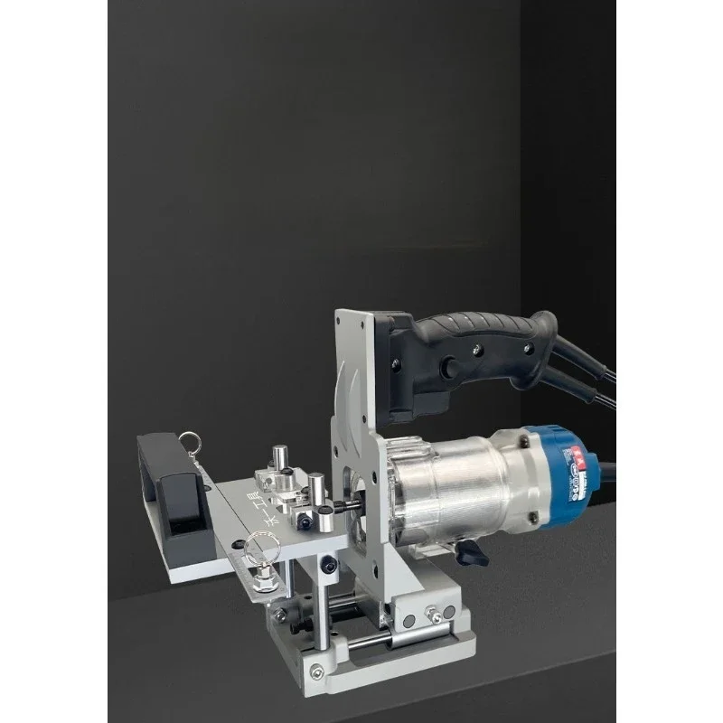 Invisible two-in-one slotter New positioning crossbar trimming machine mold Automatic woodworking slotting