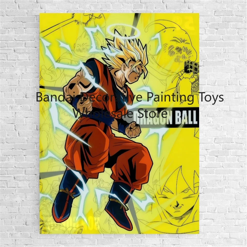 Klassische Anime Poster Drachen ball Super Saiyan Goku Leinwand Gemälde modernes Zuhause Kinderzimmer Dekor hochwertige Kunst Geschenke