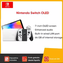 Nintendo Switch-consola OLED con pantalla de 7 pulgadas, consola ajustable de Audio mejorada, modo de TV estable, videojuego