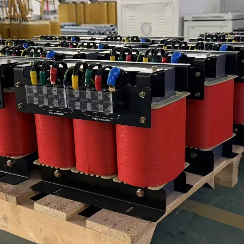 Three Phase Step Up/Down Isolation Transformer 220V 380V 10kVA 20kVA 30kVA Toroidal Coil 50/60Hz Air Cooling CE Certified High