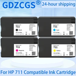 For HP 711 HP711 711 Ink Cartridge 711 711XL Remanufacture Ink Cartridge For HP DesignJet T100 T120 T125 T130 T520 T530 Printer
