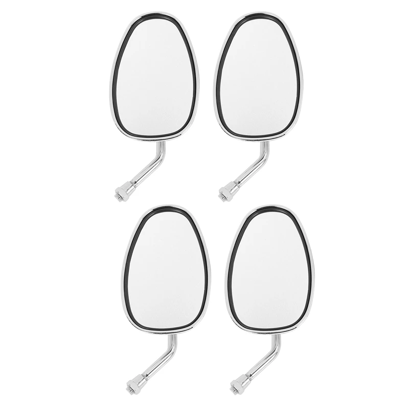 

2Pair For Honda Shadow Spirit 750 1100 VTX1300 VTX1800 Chrome Motorcycle Mirrors 10MM