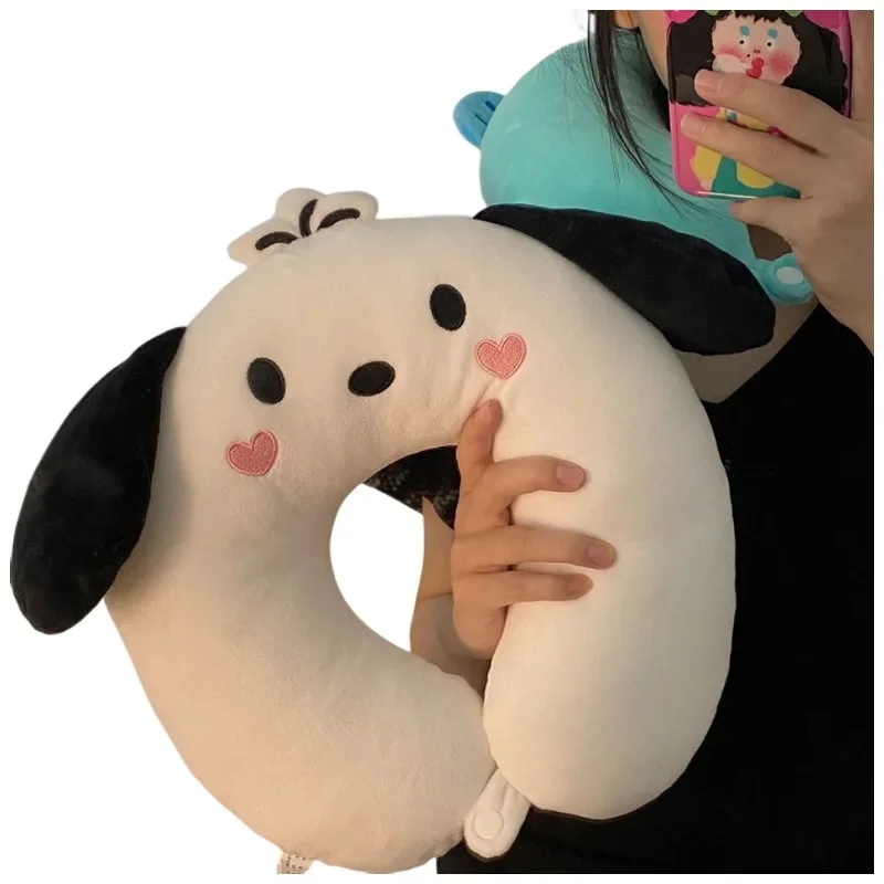 Hangyodon pompon Purin Pochacco Sanrio Cartoon Kawaii Anime peryferyjne kreatywne domowe drzemki samochód podróżuje miękko i wygodna poduszka