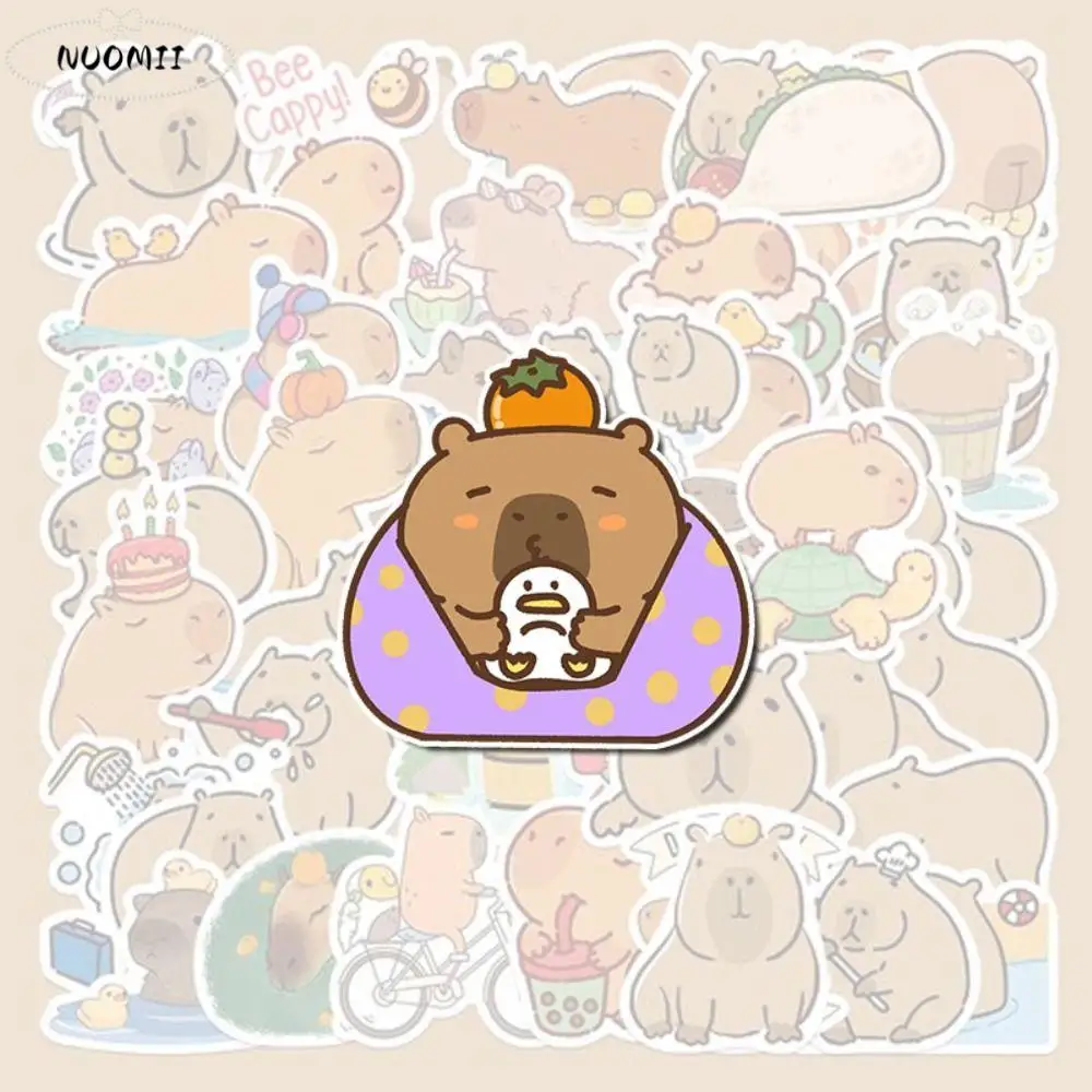 رائعة دبوس الصدر الاكريليك كابيبارا دبوس لطيف التلبيب الحيوان شارة مضحك موضة كابيبارا بروش فتاة #1