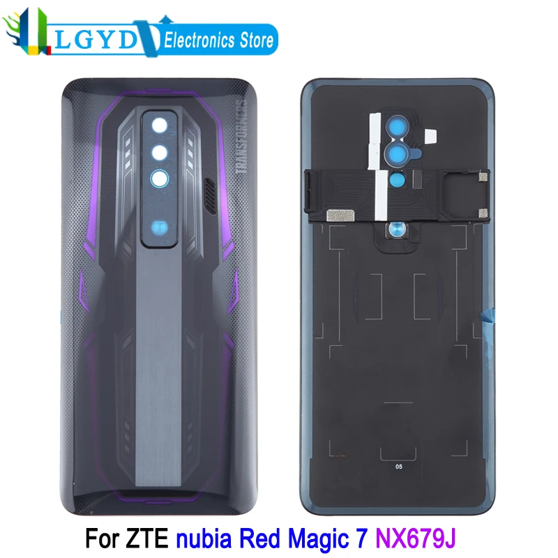 Rear Cover For ZTE nubia Red Magic 7 NX679J Phone Battery Back Cover Repair Replacement Part