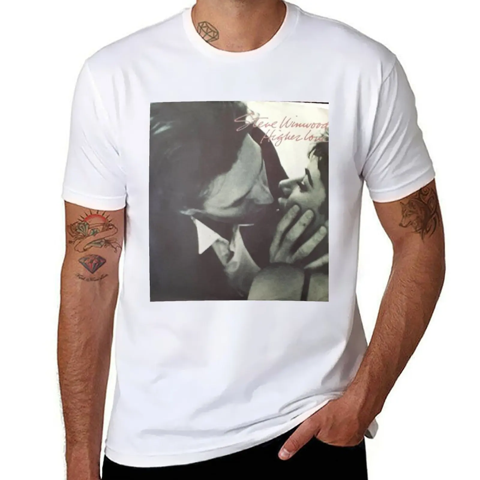 

Steve Winwood, Higher Love, picture sleeve, Traffic , Rock & Roll, 45,original T-Shirt essential t shirt T-Shirt