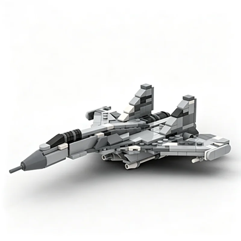 309-teiliges MOC Militär-Serie Su-27UB Flugzeugmodell DIY-Bausatz, ein Weihnachts- und Geburtstagsgeschenk.