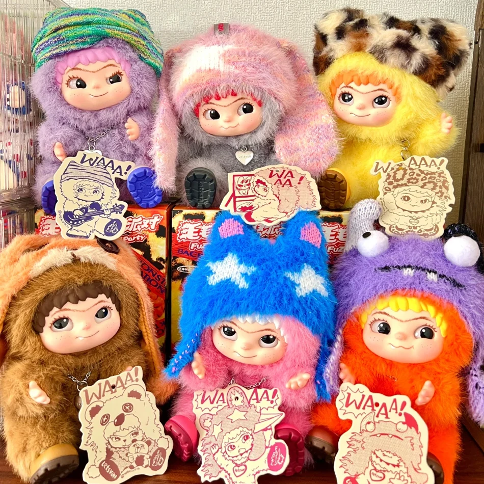 

Wakuku Fuzzy Trendy Fun Party слепая коробка милая фигурка Wakuku Mystery Box милая кукла сумка кулон кукла сумка-сюрприз подарочная игрушка