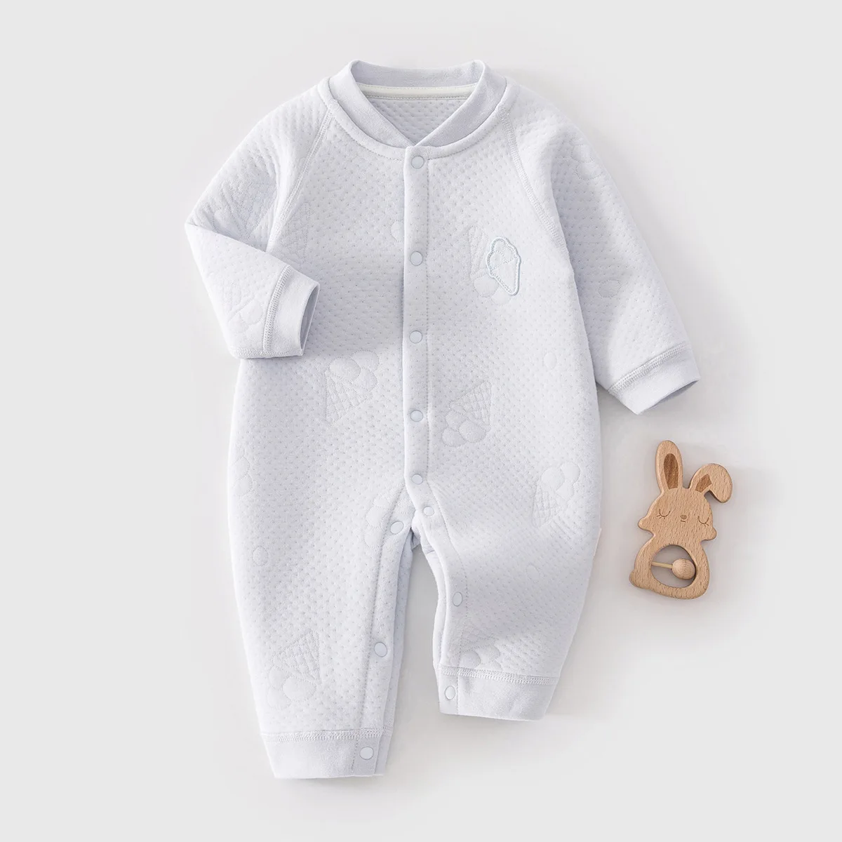 2026 New Baby Girl Outdoor Clothing Solid Color High-quality Pure Cotton Baby Jumpsuit 0-18 Months Baby Boys Clothing