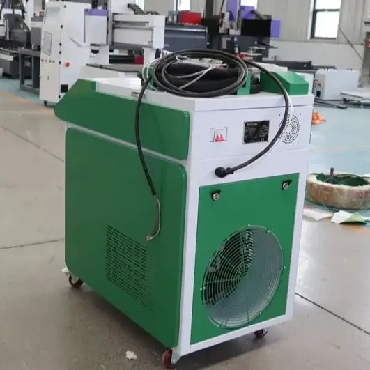 Cw Fiber Laser Cleaning Machine Woolen Function Used for Rust Metal Cleaning 1500W/2000W/3000W Handheld Laser Texturing Machine