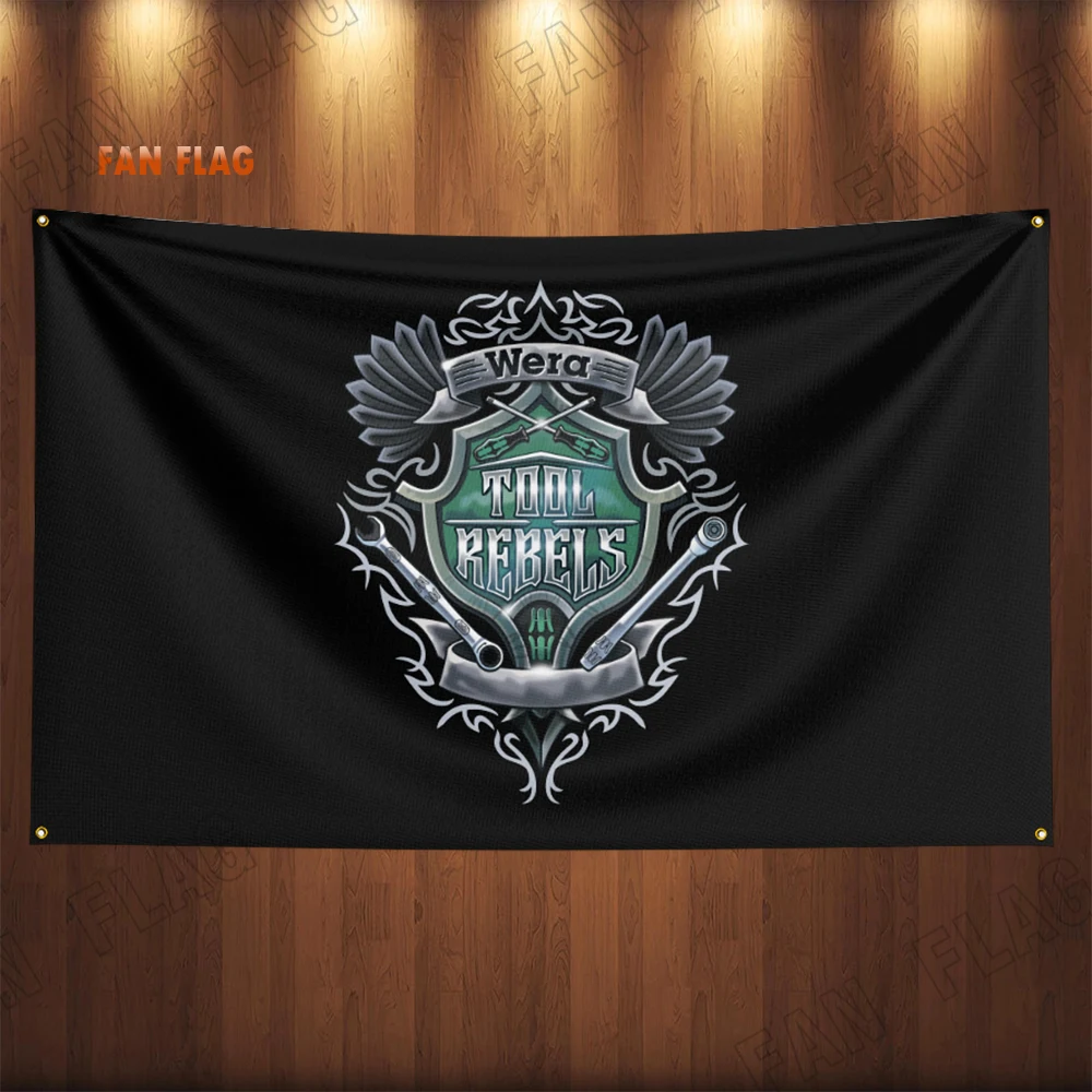 90X150cm Weras Tool Flag logo Polyester Printed Electrician Banner For Decor flag banner Hand Tool Powel Tools and accessories