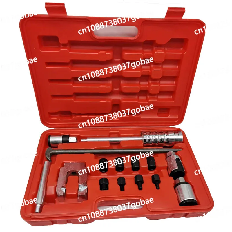 

Whole car series fuel injector removal tool set, sliding hammer pulling horse to pull firewood