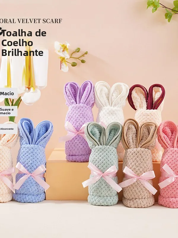 soft-absorbent-coral-fleece-medium-size-company-annual-meeting-towel-rabbit-design-gift-dry-after-use-festival-celebration-su