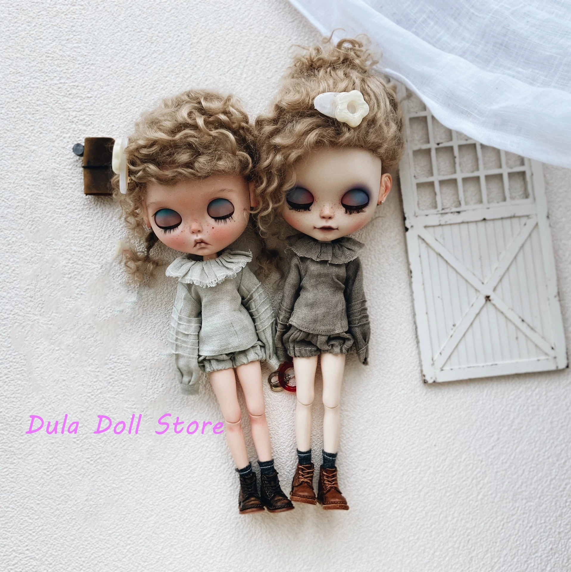 

2026 Dula Doll Clothes Solid Color Pumpkin Pants Long-Sleeve Top Set for Blythe Landoudou Landazz OB24 OB22 Azone Licca ICY Doll