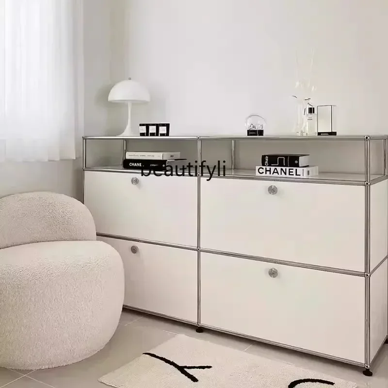 Usm Mid-Ancient RVS TV-kast Opbergruimte Moderne Module Combinatie Dressoir Kast Woonkamer Ladekast