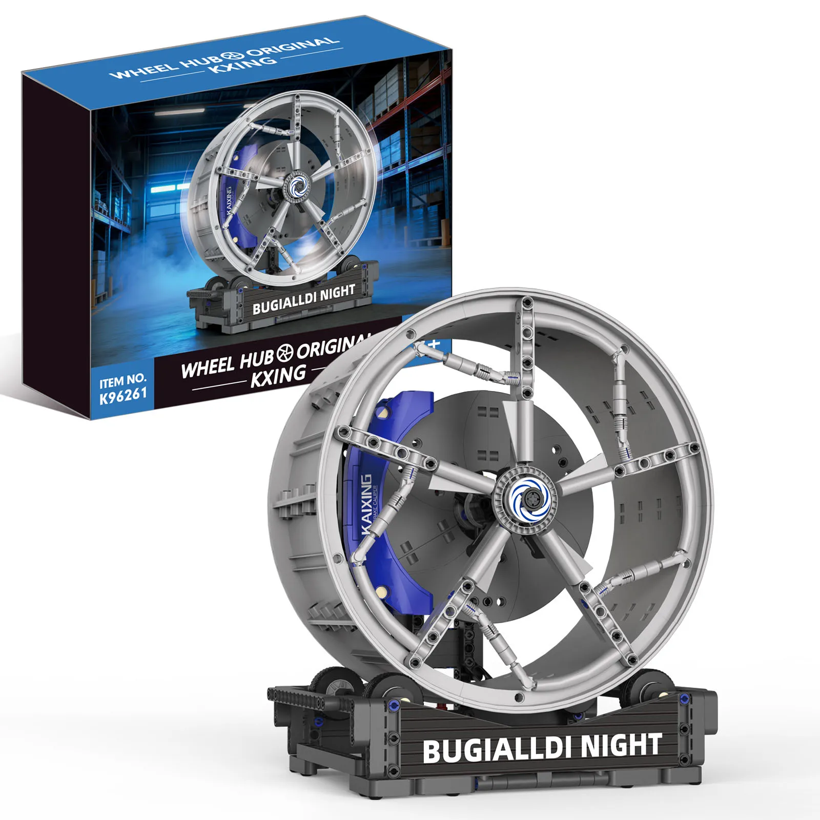 

548 PCS Simulated Wheel Hub Desktop Ornament, Kids Building Blocks, Model Assembly Toy, Birthday Gift for Sports Car Enthusiasts