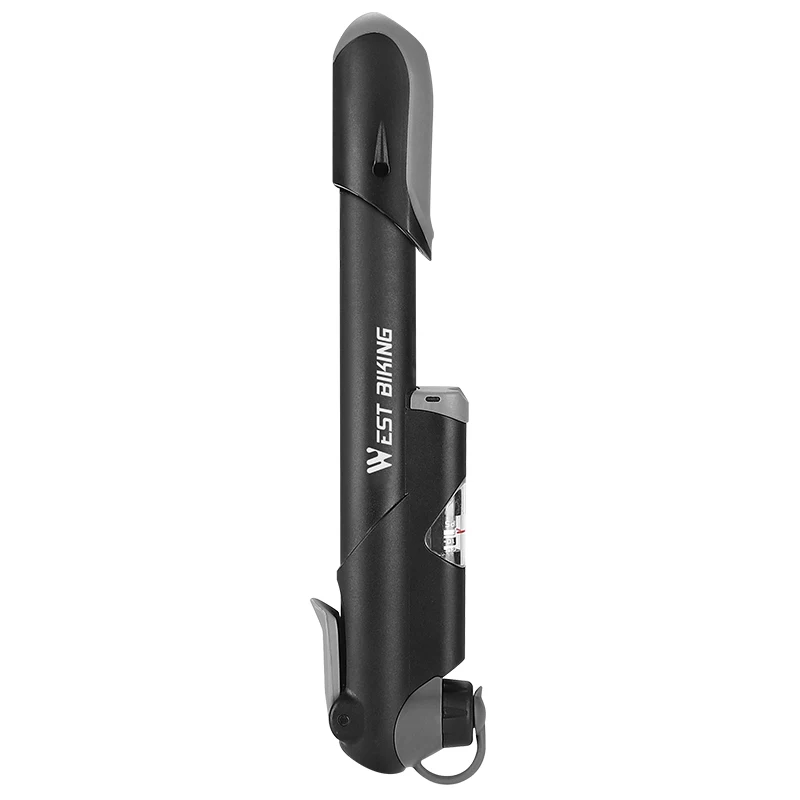 AliExpress West Biking WEST BIKING Portable Bicycle Pump Mini Hand Pump Gauge Cycling Air Pump Ball Toy Tire Inflator Schrader Presta For MTB Road Bike