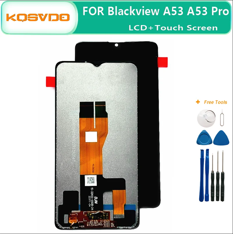 New Original Touch Screen LCD Display For Blackview A53  A53 Pro Digitizer Replacement Parts Free Tools