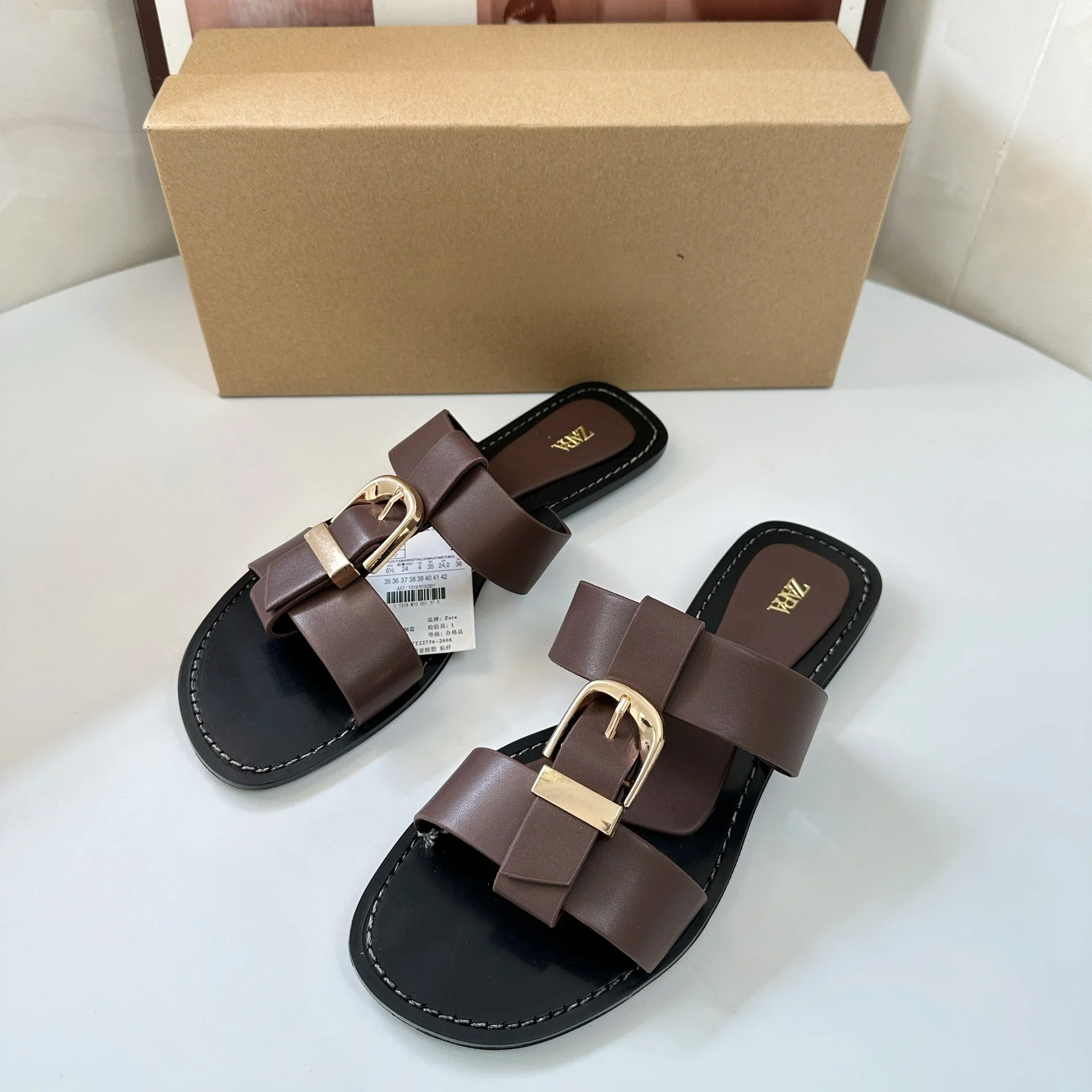 

Gladiator Platform Women's Sandals 2023 Summer Women Flat Sandals Fashion Brand Casual Metal Buckle Soft Bottom Ladies Sandals