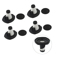 Replacement 6 Filter & 6 Sponge For MOOSOO LT450 Vacuum Cleaner Sponge Filters Sweeping Parts Household Sweeper Cleaning Tool