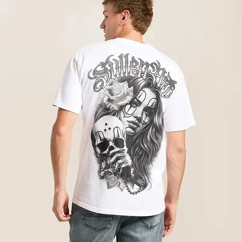 Sullen Clothing Skull Roses Logo T-Shirt