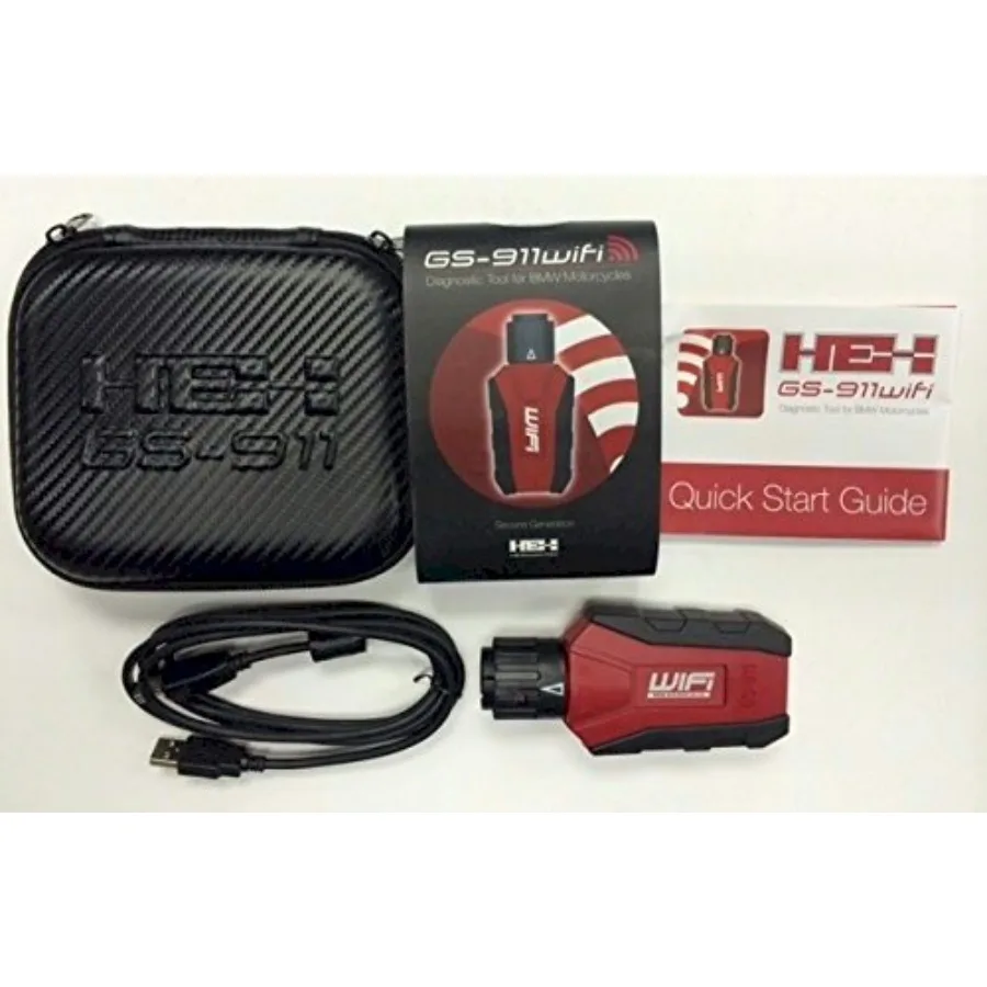 

GS-911 WiFi Diagnostic Tool for BMW Motorcycles Enthusiast Version Supports up to 10 VINs Access via WiFi or USB iOS MAC Compat