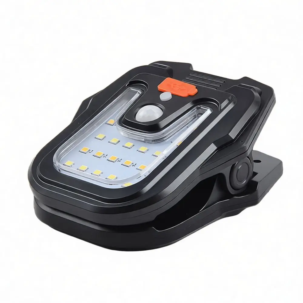 Outdoor LED Solar Clamp Light Portable Garden Decorative Lamp Waterproof Sensor Yard Path Patio Camping Night Security Lighting